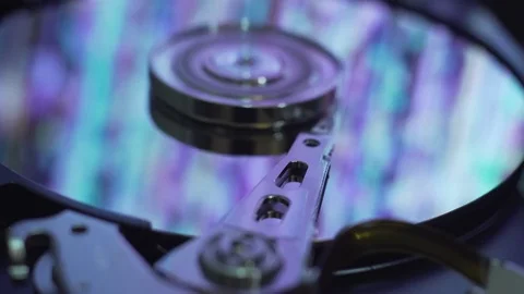 Data transfer. Hard disk Stock Footage 78991680