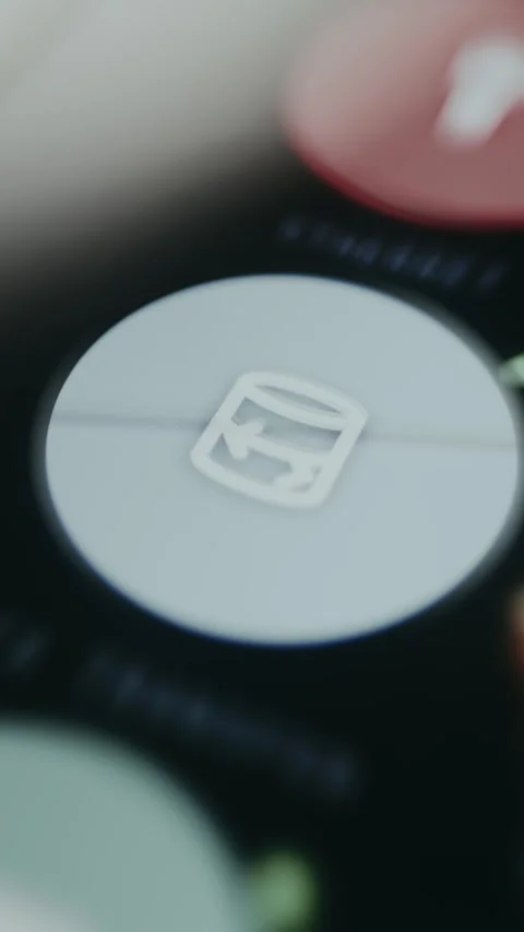 Data transfer icon featuring a cylinder and directional arrows Stock Footage 334927632