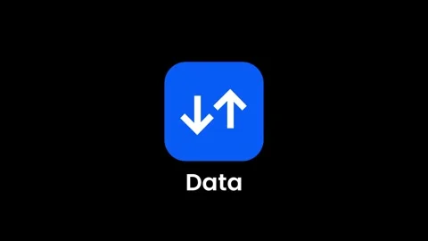 Data Transfer Icon Stock Footage 334463121