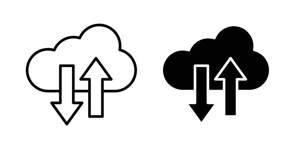 Data transfer icon graphic design. web icons vectors Stock Illustration