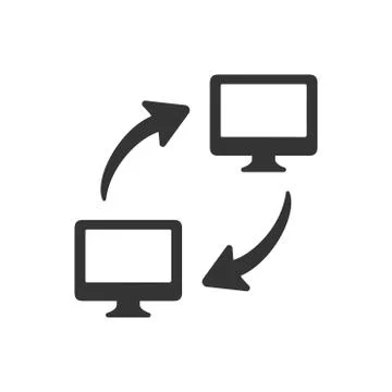 Data Transfer Icon Stock Illustration