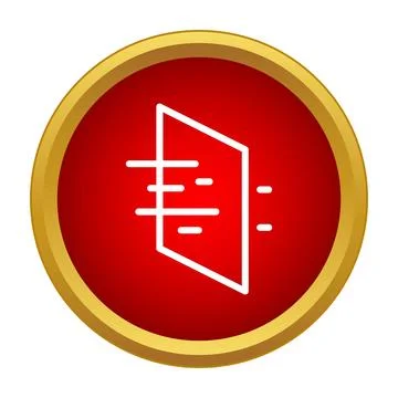 Data transfer icon showing information moving Stock Illustration