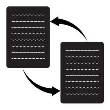 Data transfer icon on white background. flat style. data transfer icon for yo Stock Illustration