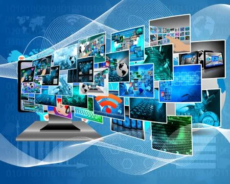 Data transfer Stock-Illustration