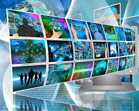 Data transfer Stock-Illustration