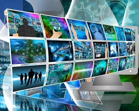 Data transfer Stock-Illustration