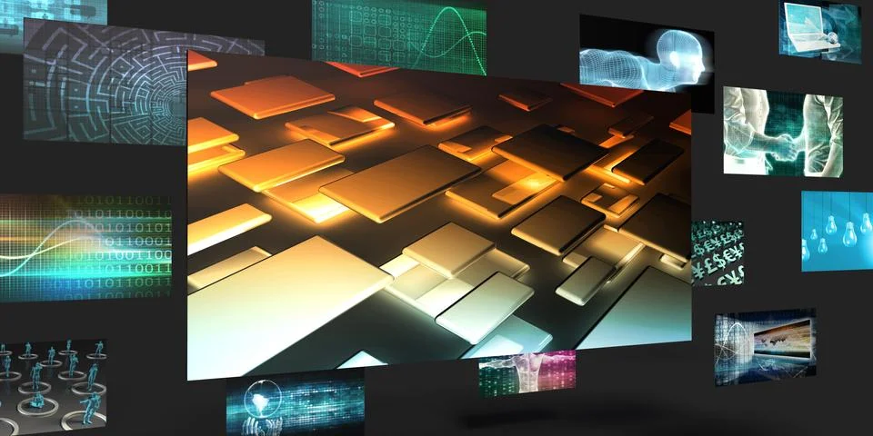 Data Transfer Stock Illustration