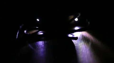 Data transfer light at night Stock Footage 64422255