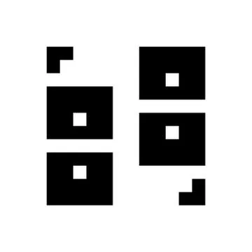 Data transfer pixel perfect icon Stock Illustration