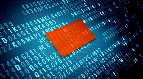 Data transfer process on computer screen Stock Footage 39033619