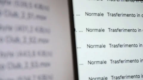 Data Transfer in Progress Video stock 76442542