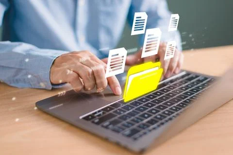 Data transfer technology concept. FTP(File Transfer Protocol) files recovery  Stock Photos