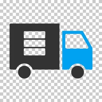 Data Transfer Van Vector Eps Icon Stock Illustration