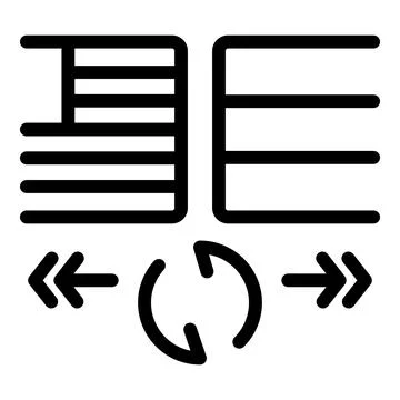 Data transferring with arrows and refresh icon 스톡 일러스트