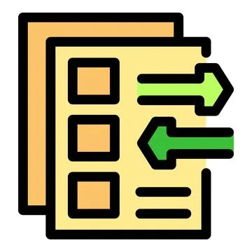 Data transferring between documents with progress bar and checkboxes 스톡 일러스트