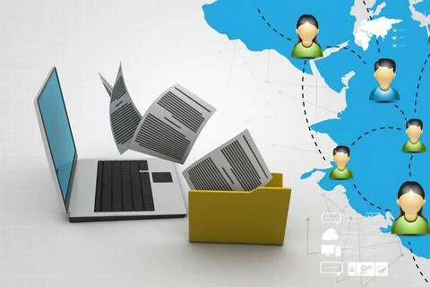 Data transferring Data transferring Copyright: xZoonar.com/brijithxxvijaya... 写真素材