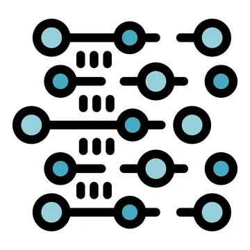 Data transferring from one server to another server Stock Illustration