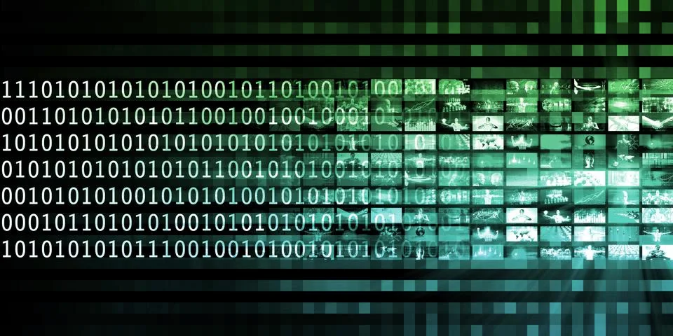 Data Transformation Stock Illustration