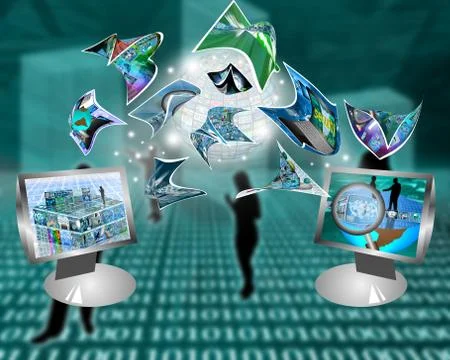 Data transmission イラスト素材