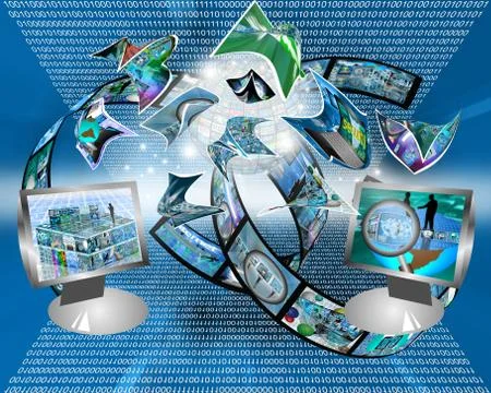 Data transmission イラスト素材