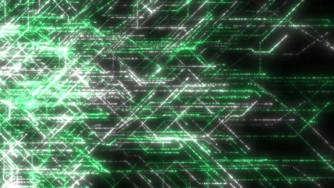 Data Travelling Loop Stockbeeldmateriaal 141400040