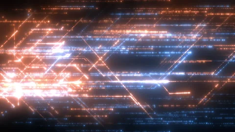 Data Travelling Loop 库存影片 144138200