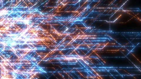 Data Travelling Loop Stockbeeldmateriaal 144138594