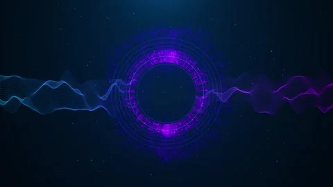 Data tunnel glowing particles motion blur futuristic technology Abstract digital Stock Footage 312172871