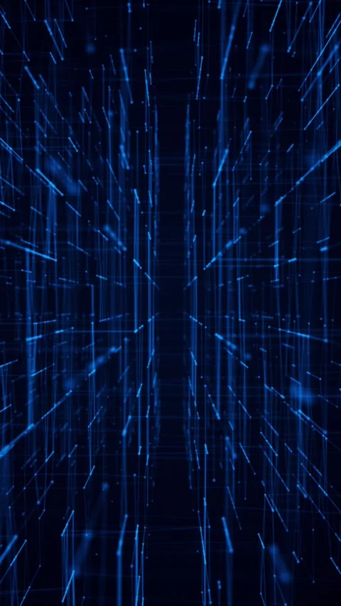 Data Tunnel Lines Stock Footage 312354008