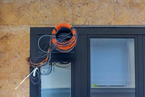 Data TV Network Cables Stock Photos