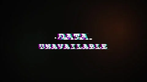Data Unavailable Text. Data unavailable message on dark glitchy background Stock Footage 341076150
