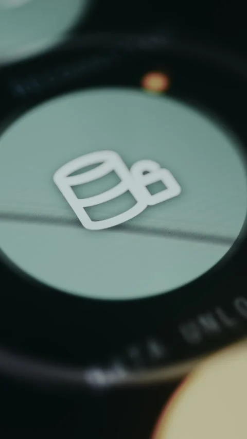 Data unlocked icon representing database security 스톡 동영상 334935619