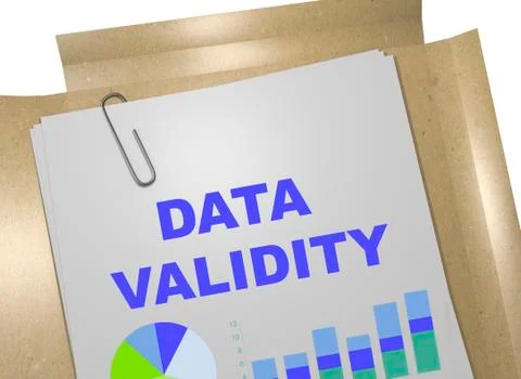 Data Validity concept Stockillustratie