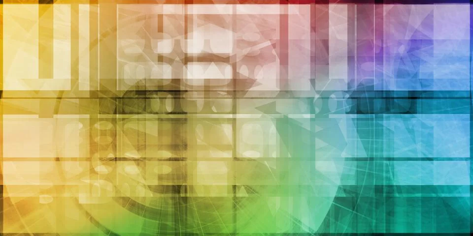 Data Virtualization Illustrazione stock