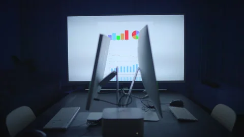 Data Visualization and Analysis within the Modern Digital Workplace and Stock Footage 294631913