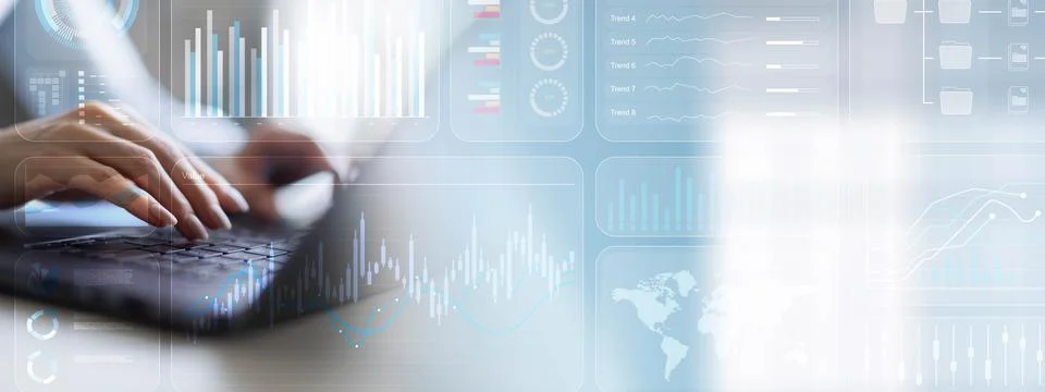 Data Visualization and Business Analytics for Informed Decision Making. Stock Photos