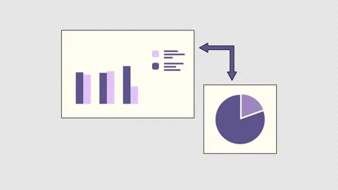 Data visualization animation Stock Footage 333956503