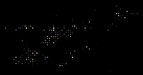 Data Visualization of British Virgin Islands Formed by Falling Dots Stock Footage 320707937