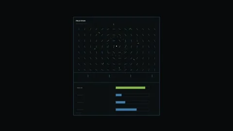 Data Visualization Dashboard HUD Seamless Loop Stock Footage 342041970