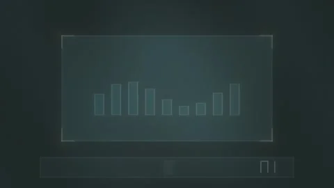 Data visualization on a digital interface displays Stock Footage 339298088