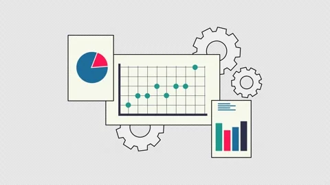Data visualization Stock Footage 333956592