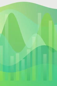 Data Visualization Gradient Chart Stock Photos