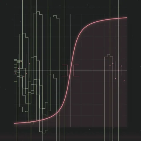Data Visualization Graph: Digital Analysis of Growth and Trends Stock Footage 347809778