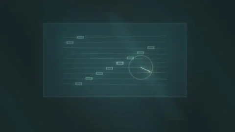 Data visualization with graphs showing trends and Stock Footage 339327826