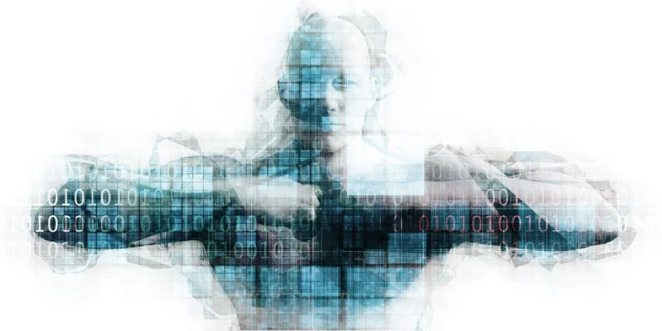 Data Visualization Illustrazione stock