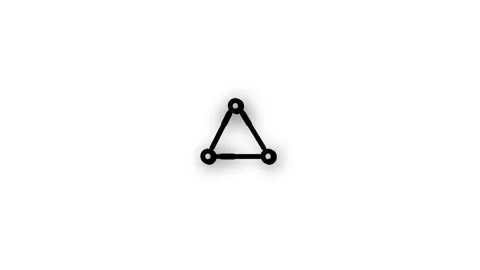 Data Visualization Line Icon Animation Loop White Background Stock Footage 340190690