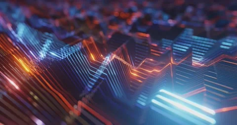 Data visualization motion background. Stock Footage 170025241