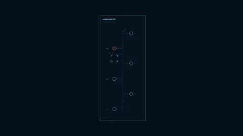 Data Visualization Node HUD Seamless Loop Stock-Footage 342049927