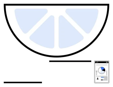 Data visualization, nutrition tracking, mobile apps, diet planning, analytics 스톡 일러스트