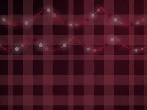 Data Visualization on Plaid Background Stock Photos